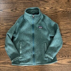 Patagonia Teal Full-Zip Fleece Jacket